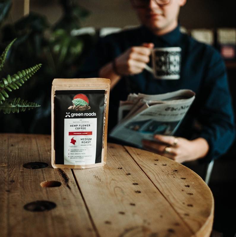 Green Roads Hemp Flower CBD Coffee