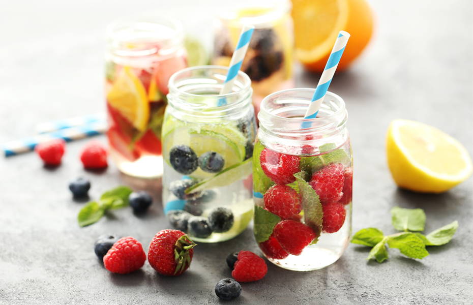 Green Roads Infused water for your spa day at home