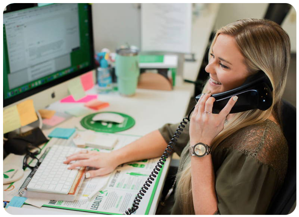 Customer service representative image