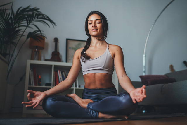 practice meditation for your evening routine