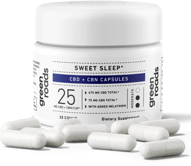 Green roads cbd cbn sleep capsules