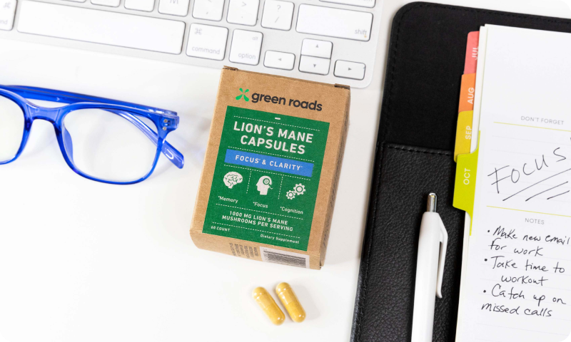 Green Roads Focus & Clarity Nootropics Capsules by Green Roads