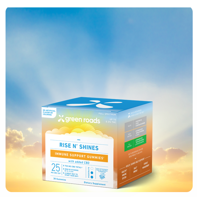 Green Roads blog Add Rise n' shine Immune Support Gummies to your daily routine