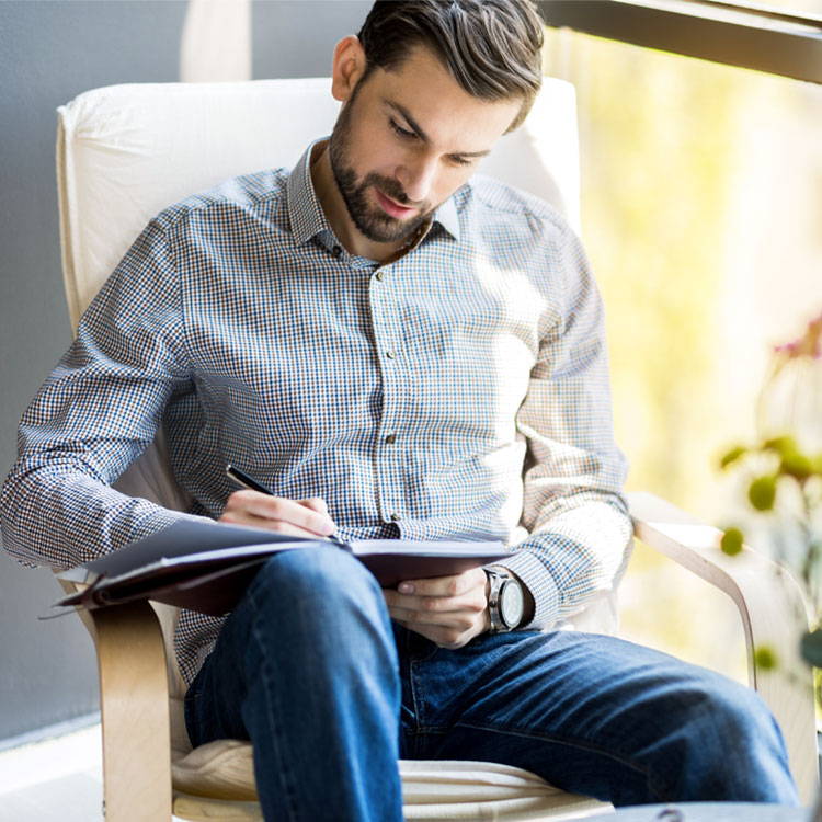 Ways to calm a busy brain - journalling