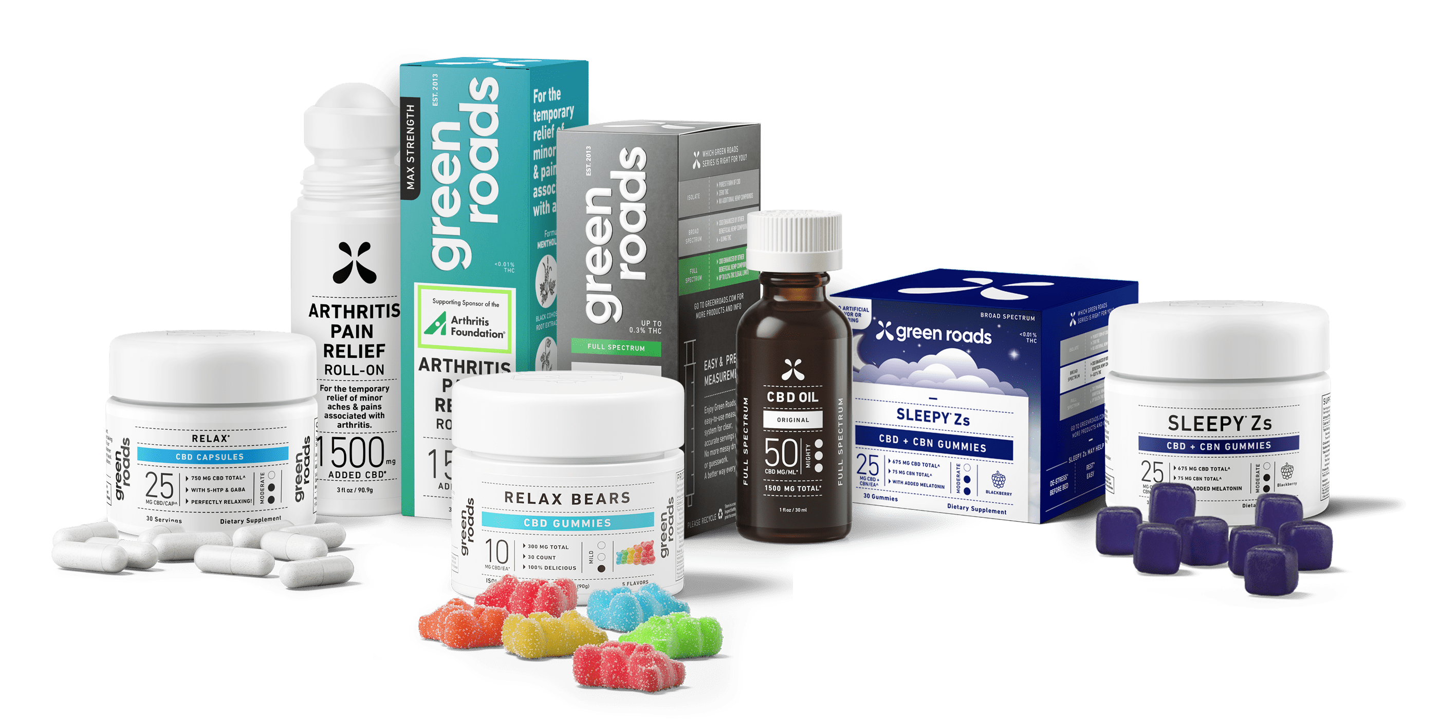 Green Roads Product Line Up